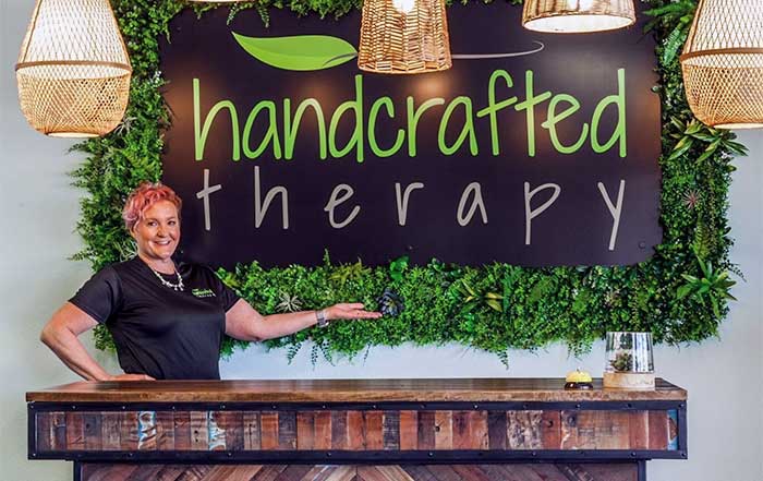 handcrafted therapy day spa just opened