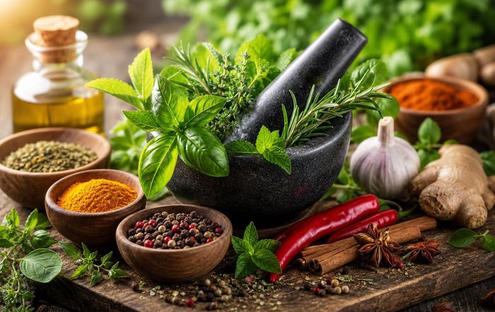 Article Image for The Benefits of Cooking with Herbs and Spices